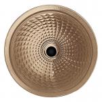 Champagne Crystal Wash Basins Circular Wash Hand Home Bathroom Funnel Shape