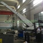 Popular Stiff Boom Hydraulic Marine Crane 1.5t 4m Yacht Use CE Certificate