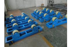 China 2T with Rubber / Steel / Polyurethane Rollers Capacity Bolt Adjustment Pipe Welding Rollers supplier