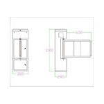 110v  / 220v Passenger  Access Swing Barrier Gate Adjustable Auto - delay Closing
