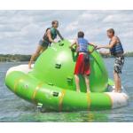 Green And White Inflatable Tilting Saturn For Water Games In Summer for sale