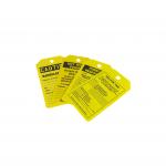 Safety Warning Tag Customized Plastic Lockout Tags Safety Lockout Tagout for sale