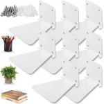 Customized Logo Print Metal Bookshelf for Wall and Desktop Decoration and Storage for sale