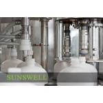 Milk 5 Gallon Water Filling Machine / Washing Filling Capping Machine for sale