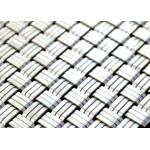 Decorative Ss316 Architectural Woven Wire Mesh Metal Crimped Screen For Building Facade for sale