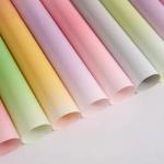 Flower Wrapping Paper in Many Colors Hansu Paper for Gradient Color Candy Glass Waterproof Plastic Bouquet Packaging Material for sale
