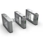 Fire Linkage Remote Control Swing Turnstile Gate SS316 Acrylic for sale