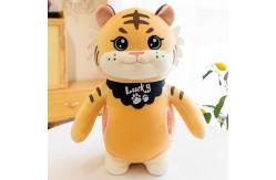 China OEM Compact Sewing Plush Fabric Stuffed Tiger Toy supplier