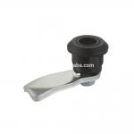 Plastic Material Quarter Turn Lock Chrome Safe For Trash Bins for sale