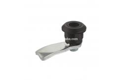 China Plastic Material Quarter Turn Lock Chrome Safe For Trash Bins supplier