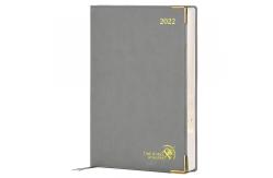 China Daily Plan In Grey With Monthly Tabs And Hourly Schedules supplier