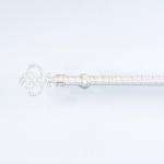 Three Circles Advanced Curtain Rod Finials Customized Curtain Rod Set Single Bracket for sale