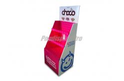 China FMCG Cardboard Shelf Display , 3 Shelf Chocolate Point Of Sale Display supplier