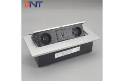China Zinc Alloy Hidden Office Room Table Pop Up Socket Outlet supplier