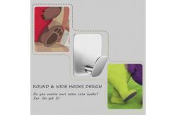 China Convenient and Durable Adhesive Hooks for Bathroom Kitchen and Bedroom supplier