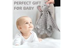 China Soft Lovey Elephant Security Blanket Lightweight For Unisex Baby Gifts supplier
