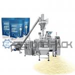 220V Flour Packaging Machine Automatic Single Station Bag Feeder Screw Metering Machine for sale