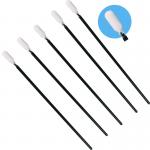 6.5 Cleanroom Long Black Handle Sponge Foam Swab Lint Free for sale