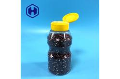 China Custom Airtight Round 300ml 10oz Plastic Spice Jar Transparent supplier