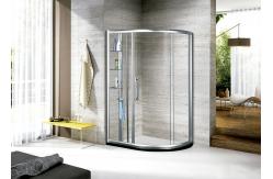 China Sliding door Tempered Glass Shower Enclosure Polished Frame Surface Finishing supplier