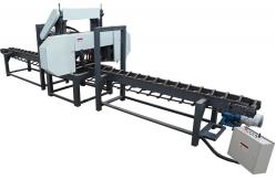 China High-Production Bottom Slab Cutting Saw Mill with Industrial Sawmill Equipment supplier