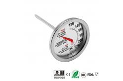 China Silver 2.4 Dial Bimetal NSF Oven Safe Meat Thermometer supplier