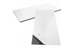 China Self Adhesive Custom Car Magnetic Bumper Stickers Flexible Magnet Material supplier