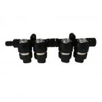 Assembled 4 Cylinder Black LPG CNG Injector Rail 2Ohm / 3Ohm for sale