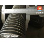 High Frequency Welded Fin Tube, ASTM A213 T12 Alloy Steel Tube With Stainless Steel 304 Fins for sale