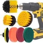 Brush Attachment Drill Set 7 Pieces Cleaning Brush Extensions Brush for sale