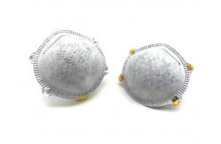 China Active Carbon Dust And Particle Mask , FFP2 Carbon Cup Fine Particle Mask supplier