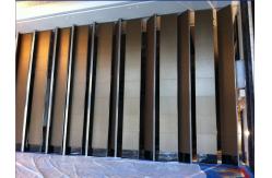 China Fashionable Foldable Partition Wall For Classroom Sliding Aluminium Track supplier