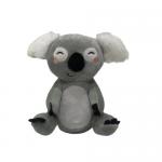 20 Cm Grey Talking Back Plush Toy Repeating Speaking Koala 100% PP Cotton Inside for sale