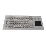 85 keys Stainless steel computer keyboard with touchpad for industrial kiosk for sale