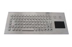 China 85 keys Stainless steel computer keyboard with touchpad for industrial kiosk supplier