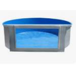 Half Transparent FRP Hand Lay Up Fiberglass Fish Tank For Aquarium Exhibition