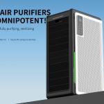 Homefish 2.8L Commercial Wall Mounted UV Air Purifier 1400m3/H for sale