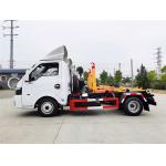 DONGFENG 4x2 Truck Mounted Garbage Compactor Wth 3 Tons Garbage Boxes