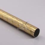 Golden Spray Coating Aluminum Round Tubing For Roller Blind And Curtain Aluminium Section for sale