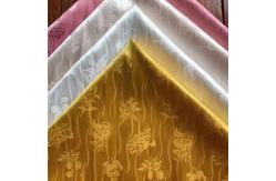 China 100% Polyester Satin Jacquard Brocade Fabric Taffeta Yarn Dyed supplier