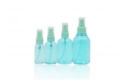 China Transparent Reusable Empty Mist Spray Bottles 60ml Leakproof supplier