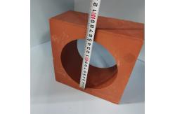 China Building Wall Panels Artificial Terracotta Breeze Block Concrete Natural Red Perforated Brick supplier