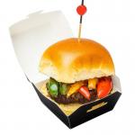 Wholesale customized hamburger boxes eco-friendly and recyclable fast food packaging boxes