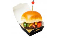 China Wholesale customized hamburger boxes eco-friendly and recyclable fast food packaging boxes supplier
