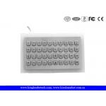 Rugged Water proof Panel Mount Keyboard Metal , mini keyboard industrial with 40 Keys for sale