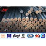 33KV Galvanized Line Transmission Steel Power Pole Tubular Octagonal Electrical Distribution for sale