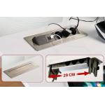 Easy Installation Desk Mounted Flip UP Sockets 4 Retractable Power Sockets