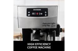 China ABS Coffee Machine With Milk Frother SS304 Single Coffee Cappuccino Latte Espresso Maker supplier