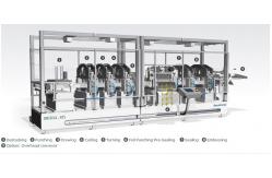 China PLC Control Easy Peel Off Ends Machinery For Food Canning Industry supplier