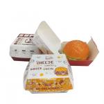 Custom Recyclable Kraft Hamburger Box – Eco-Friendly Fast Food Takeaway Packaging for sale